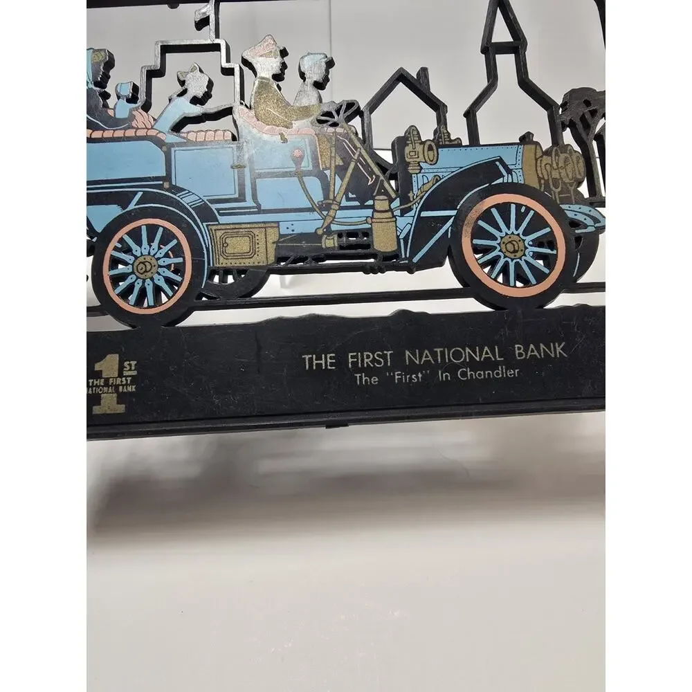 Vintage Calendar Topper Advertiser The First National Bank Vernon Co.